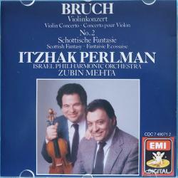 Bruch / Itzhak Perlman Violinkonzert (Violin Concerto ○ Concerto Pour Violon) No. 2 / Schottische Fantasie ( Scottish Fantasy ○ Fantaisie Ecossaise ) Фирменный CD 