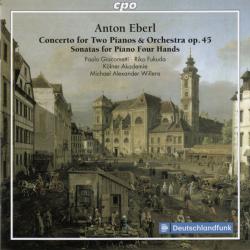 Anton Eberl Concerto For Two Pianos & Orchestra Op. 45 / Sonatas For Piano Four Hands Фирменный CD 