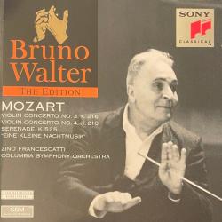 Mozart - Zino Francescatti, Bruno Walter Violin Concerto No. 3 In G Major, K. 216 / Violin Concerto No. 4 In D Major, K. 218 / "Eine Kleine Nacht Musik" Фирменный CD Mozart - Zino Francescatti, Bruno Walter Violin Concerto No. 3 In G Major, K. 216 / Violin Concerto No. 4 In D Major, K. 218 / "Eine Kleine Nacht Musik" Фирменный CD