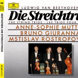 Beethoven - Anne-Sophie Mutter, Bruno Giuranna, Mstislav Rostropovich The String Trios Фирменный CD 