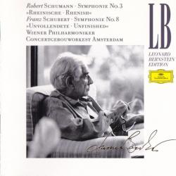Schumann / Schubert - BERNSTEIN Symphonie No. 3 »Rheinische • Rhenish« / Symphonie No. 8 »Unvollendete • Unfinished« Фирменный CD 