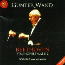 Beethoven - Günter Wand Symphonies No. 1 & 2 Фирменный CD 