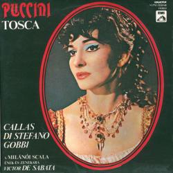 PUCCINI   MARIA CALLAS TOSCA Виниловая пластинка 