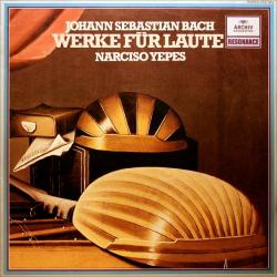 BACH NARCISO YEPES Werke Für Laute Виниловая пластинка BACH NARCISO YEPES Werke Für Laute Виниловая пластинка
