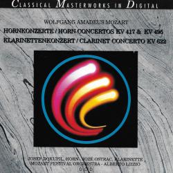 MOZART Hornkonzerte = Horn Concertos KV 417 & KV 495 Klarinettenkonzert = Clarinet Concerto KV 622 Фирменный CD MOZART Hornkonzerte = Horn Concertos KV 417 & KV 495 Klarinettenkonzert = Clarinet Concerto KV 622 Фирменный CD