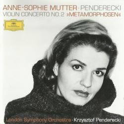 Penderecki - Anne-Sophie Mutter Violin Concerto No. 2 »Metamorphosen« Фирменный CD 