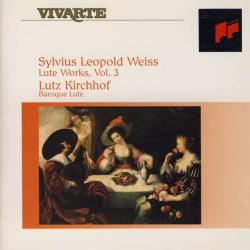 Sylvius Leopold Weiss, Lutz Kirchhof Lute Works, Vol. 3 Фирменный CD 